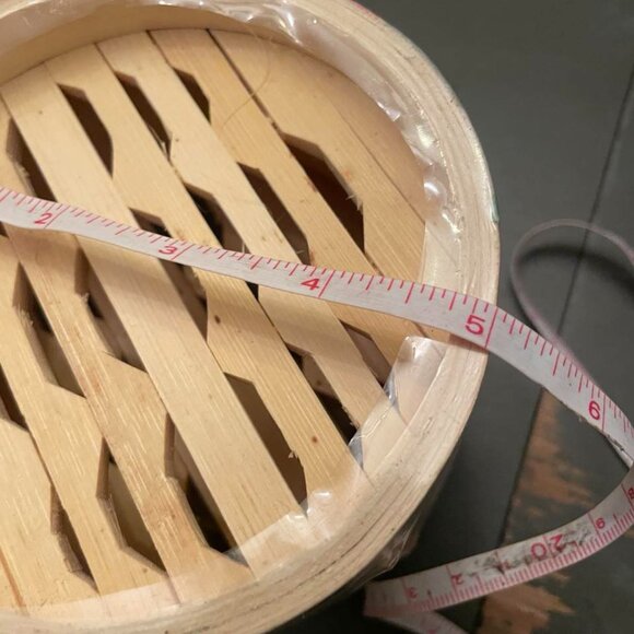 New Sealed 2 Tier 5 inch Bamboo Steamer Dim Sum Set - Picture 5 of 5